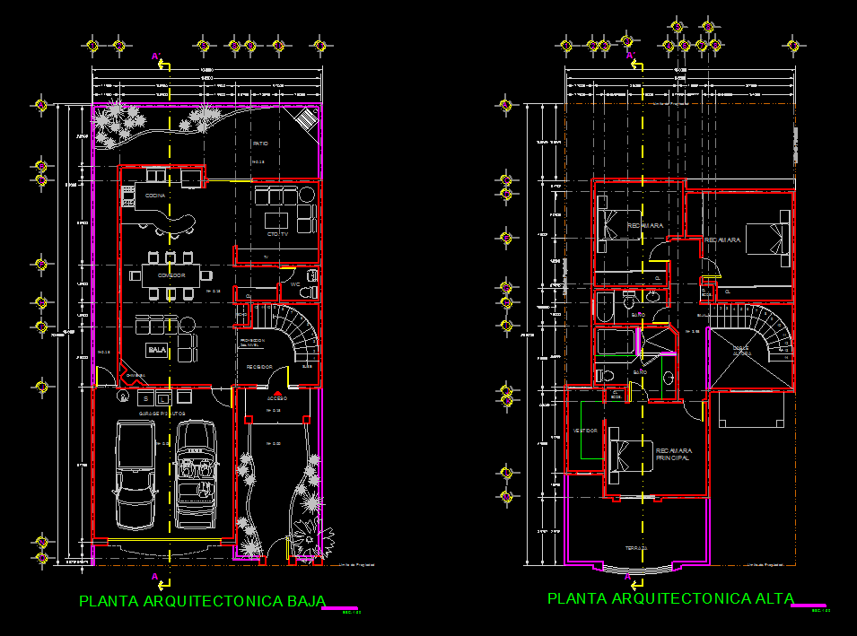  House  2D  DWG Full  Plan  for AutoCAD   DesignsCAD