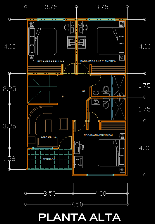 Home 2D DWG Plan for AutoCAD • Designs CAD