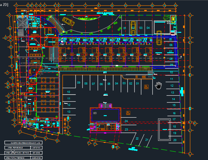 Hotel in the City 2D DWG Design Plan for AutoCAD • Designs CAD