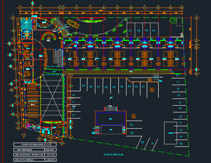 Hotel in the City 2D DWG Design Plan for AutoCAD • Designs CAD