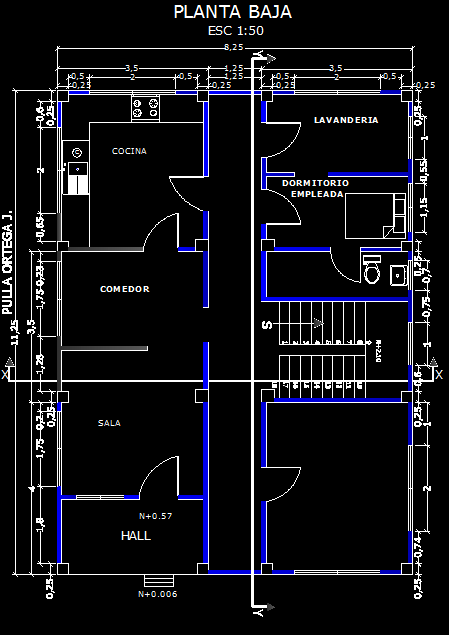 Two-Storey House 2D DWG Plan for AutoCAD • Designs CAD