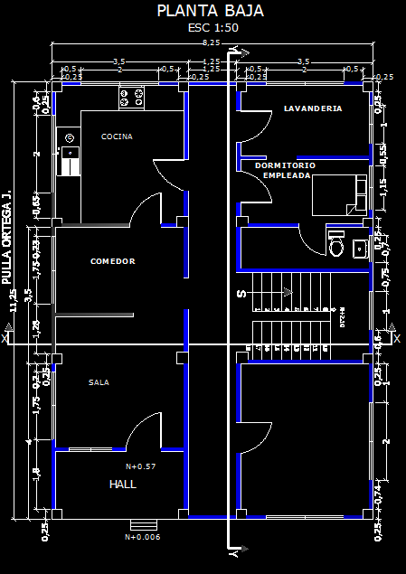 Two Storey House 2D DWG Plan for AutoCAD  Designs CAD