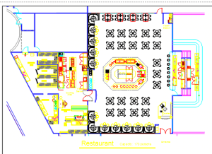 Buffet-Restaurant-With-Floor-Plans-2D-a – Designs CAD