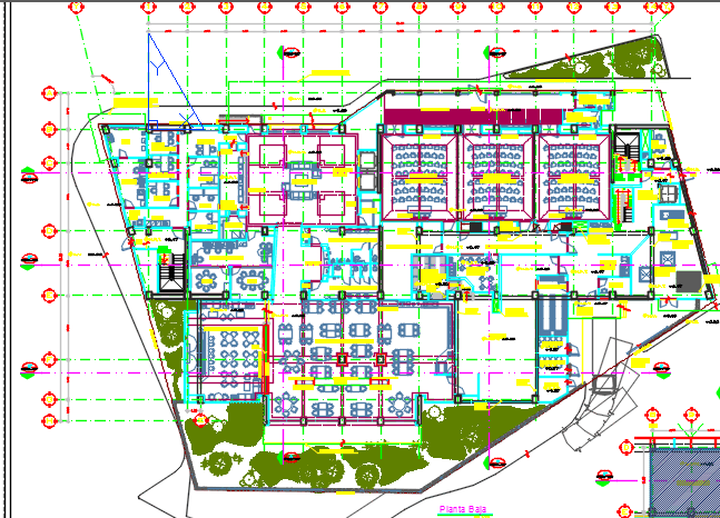 Convention Center With Floor Plans 2d Dwg Design Plan For Autocad • Designs Cad