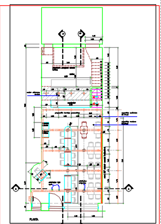 Fast Food Store With Details 2D DWG Design Detail for AutoCAD • Designs CAD