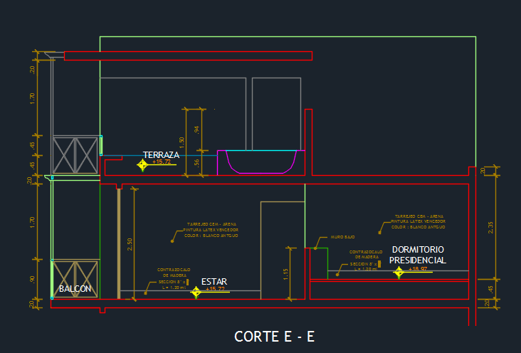 Hotel Suite With Gym And Floor Plans 2D DWG Design Section ...