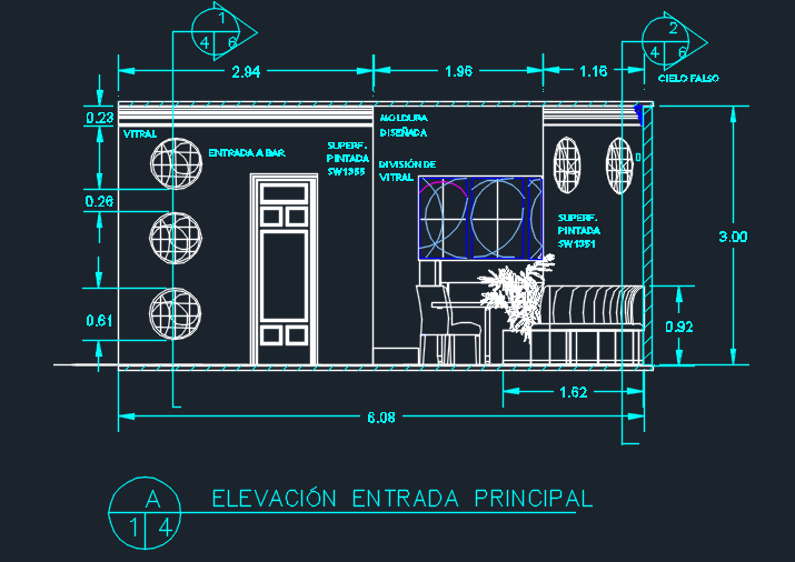 3d how pictures drawing to Section 2D Plans Restaurant Floor Italian With Design DWG