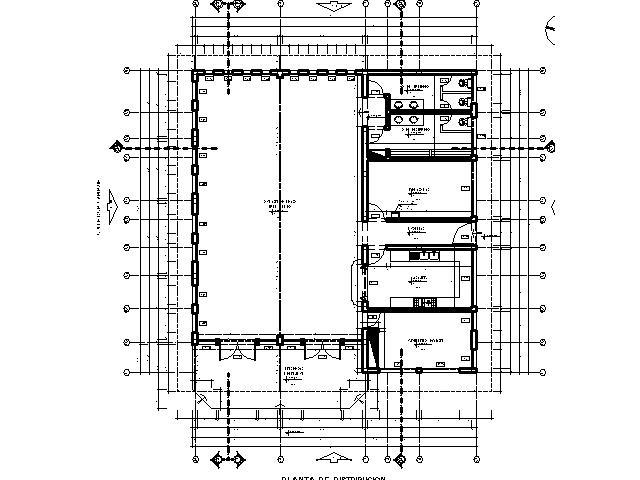 Community Room, Community Hall, Rural Multipurpose Room 2D DWG Plan for ...