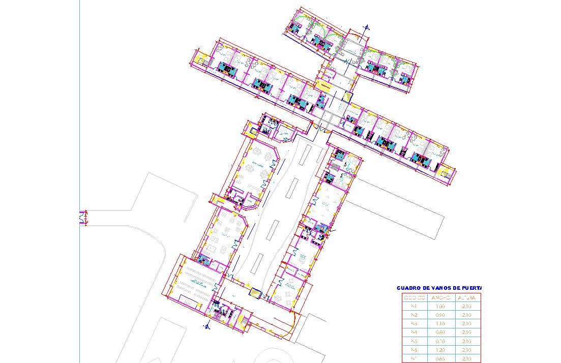 Retirement Home, Old Age Home, Elder Care 2D DWG Plan for AutoCAD