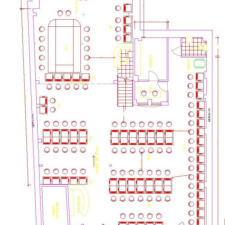 Casino 2D DWG Plan for AutoCAD • Designs CAD