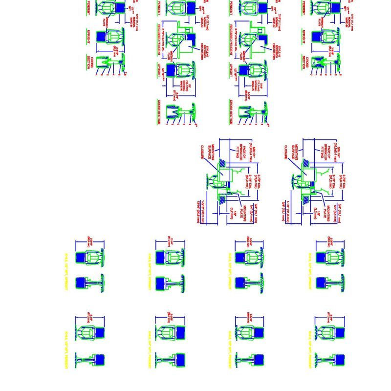 2D Fire Sprinkler System Design Starter Pack • Designs CAD