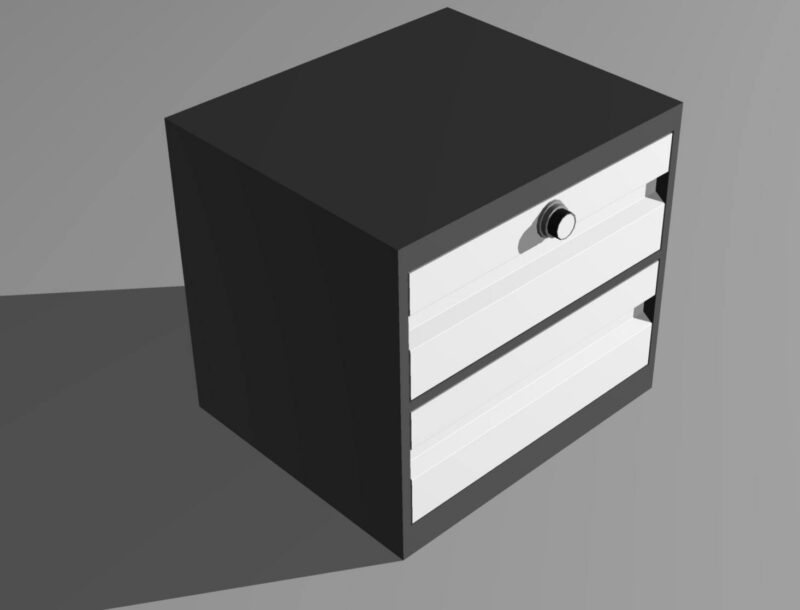 Locker File Cabinet DWG
