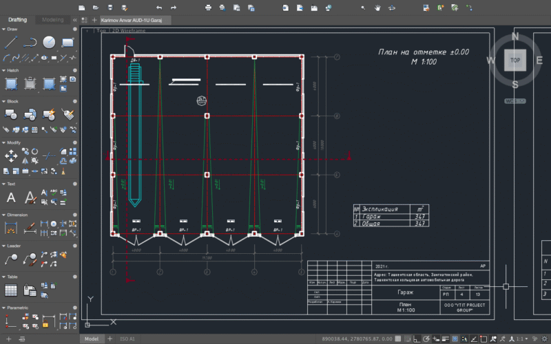 Truck Garage / Parking Space Project