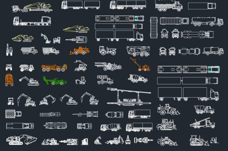 Heavy Equipment including Trucks, Backhoes, Loaders, Excavators, Mobile Cranes, Forklifts and Heavy Farming and Construction Equipment