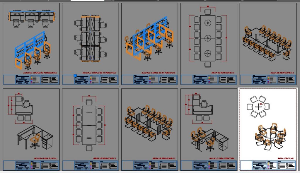 3D Furniture Block