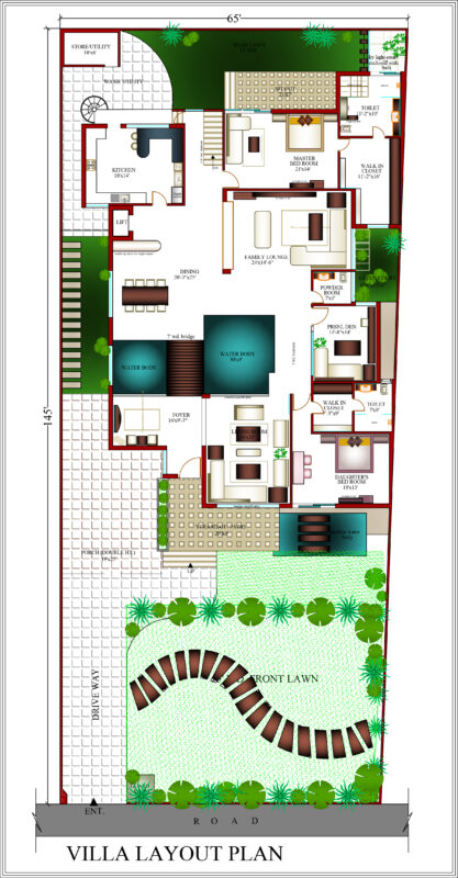 Villa Layout Plan