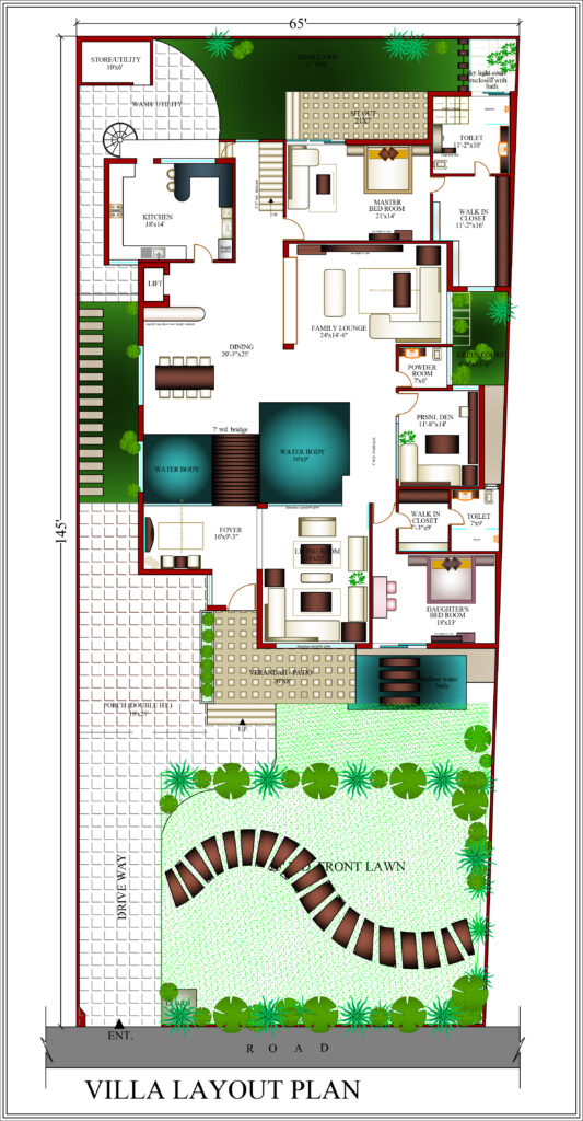 Villa Layout Plan
