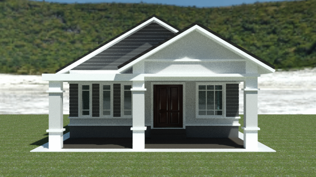 900 sqft single storey house 3 bedroom 2 bathroom