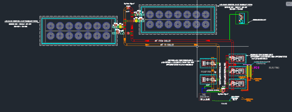 CHILLER UNIT WITH PUMP & FAHU DETAILS