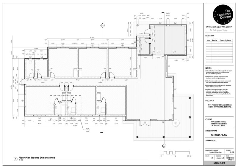 Custom Parametric Title Block -A1 Sheet Size.
