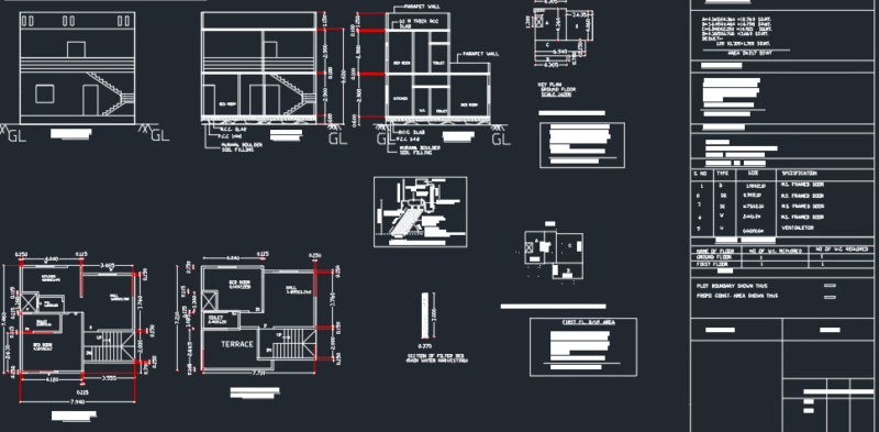 G+1 residential house (2BHK)