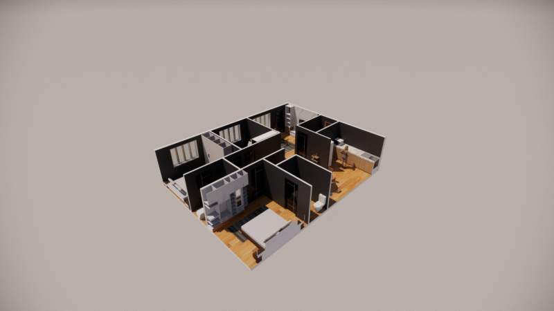 33’x37′ house plan