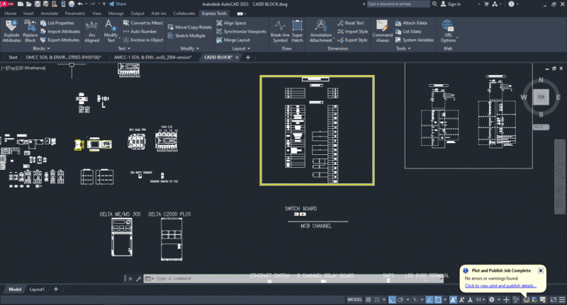 Electrical Components and Symbols Drawing