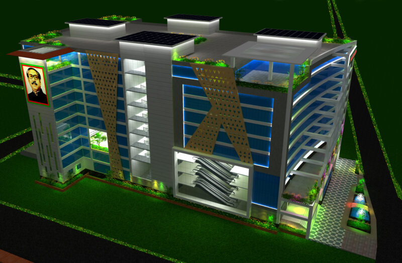 Architectural Floor Plan of Market